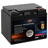 Акумулятор LP LiFePO4 12V (12,8V) - 50 Ah (640Wh) (BMS 50A/25A), фото 3
