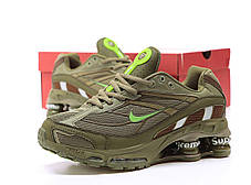 Чоловічі Кросівки Nike x Supreme Shox Ride 2 SP Khaki / Найк Суприм Шокс Райд 2 СП Хакі, фото 4