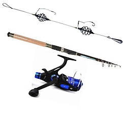 Набір на карася. Вудлище Kalipso Navigator 2.70 м 50-80г+КАТУШКА FEIMA SE 5000 6+1BB+ЗМЕРТИ КАРАСЯ 20 г