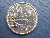 Монета 10 сентаво Бразилия 1976