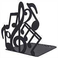 Металевий тримач для книг Glozis Notes (чорний), фото 2