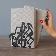 Металевий тримач для книг Glozis Notes (чорний), фото 5