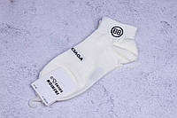 Стильные короткие белые женские носки, качественные женские носки