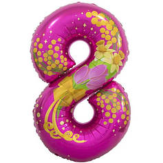 Фольговані цифри "8 березня"