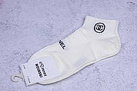 Стильні короткі білі жіночі шкарпетки, якісні жіночі шкарпетки