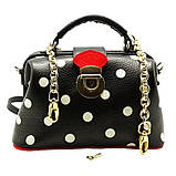 Саквояж жіночий Silver Taurus 7675 із натуральної шкіри., фото 4