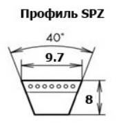 Ремінь клиновий SPZ 900 Contitech Continental