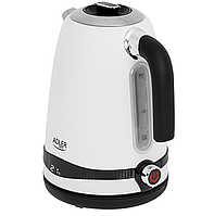 Металевий електрочайник Adler AD 1295w 1,7 л з контролем і пітримки температури і РК-дисплеєм