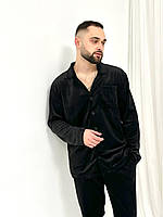 Чоловічий домашній одяг. Велюрова піжама. Комплекти для відпочинку., фото 3