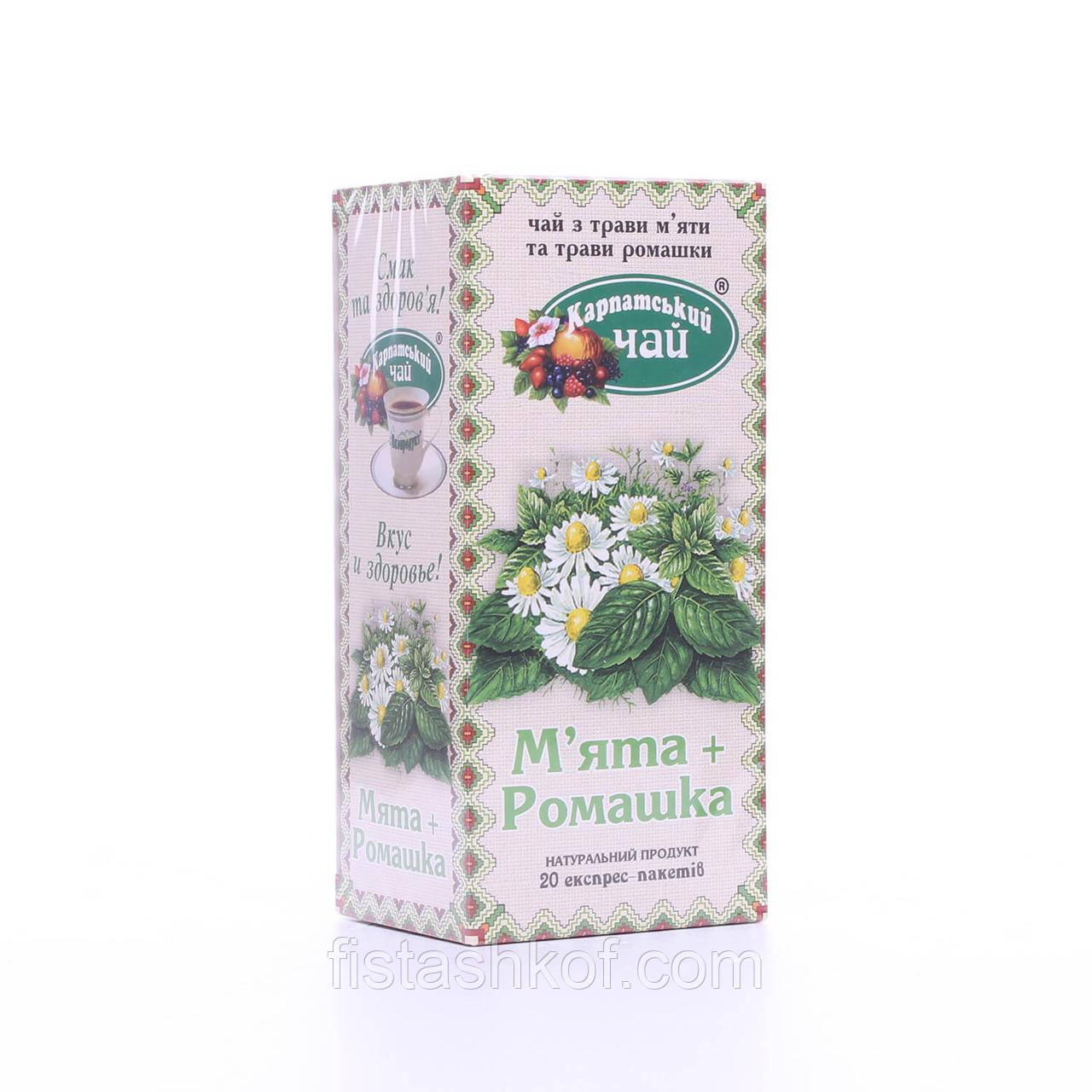 Чай Карпатський чай м`ята-ромашка, 20*1,35г