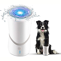Автоматическая лапомойка для собак и кошек AD-2055, Белая / Стакан для мытья лап / Очиститель собачьих лап