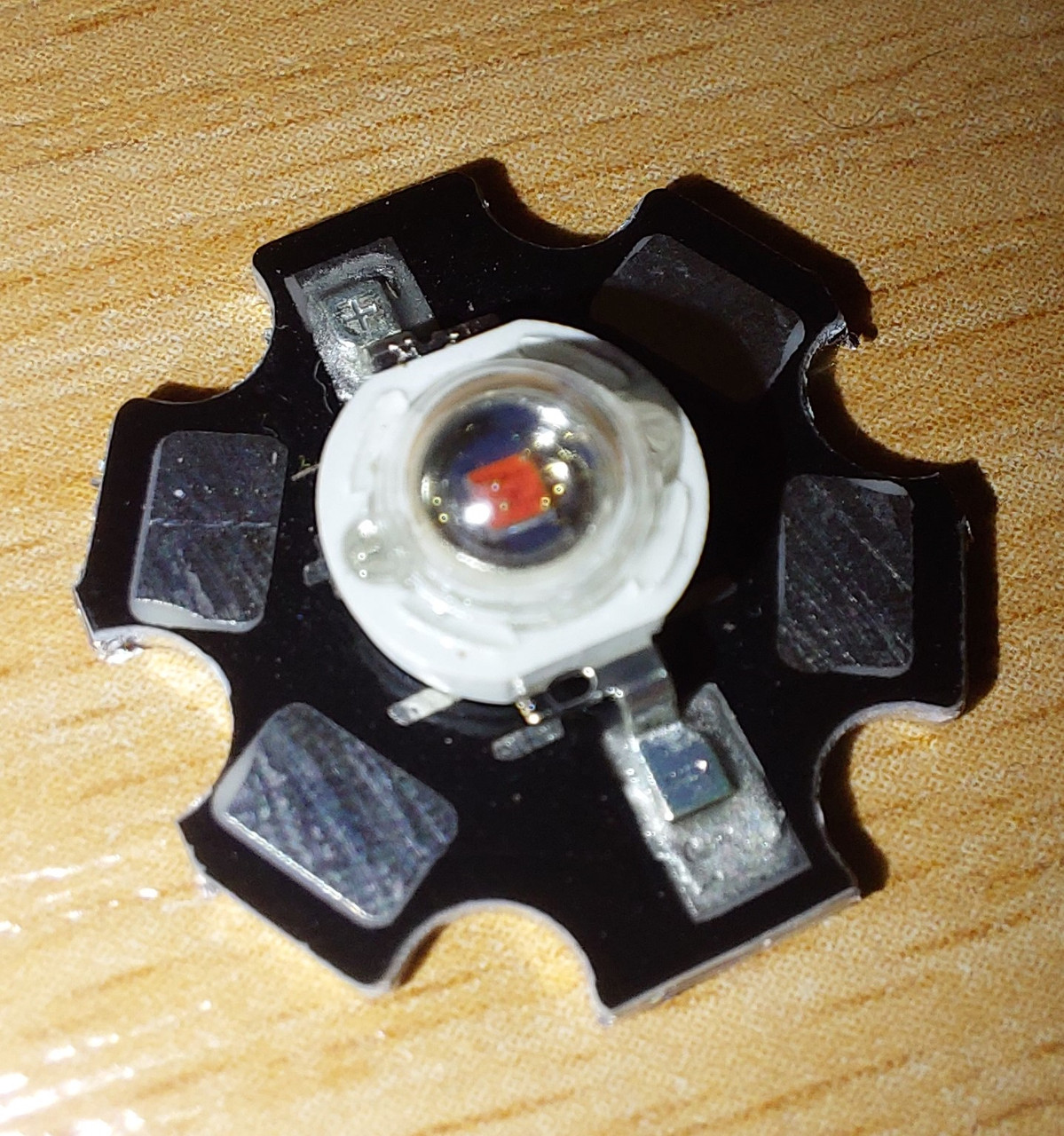 Надяскравий світлодіод на підкладці led 1w 3.2-3.6v жовтий, фото 1