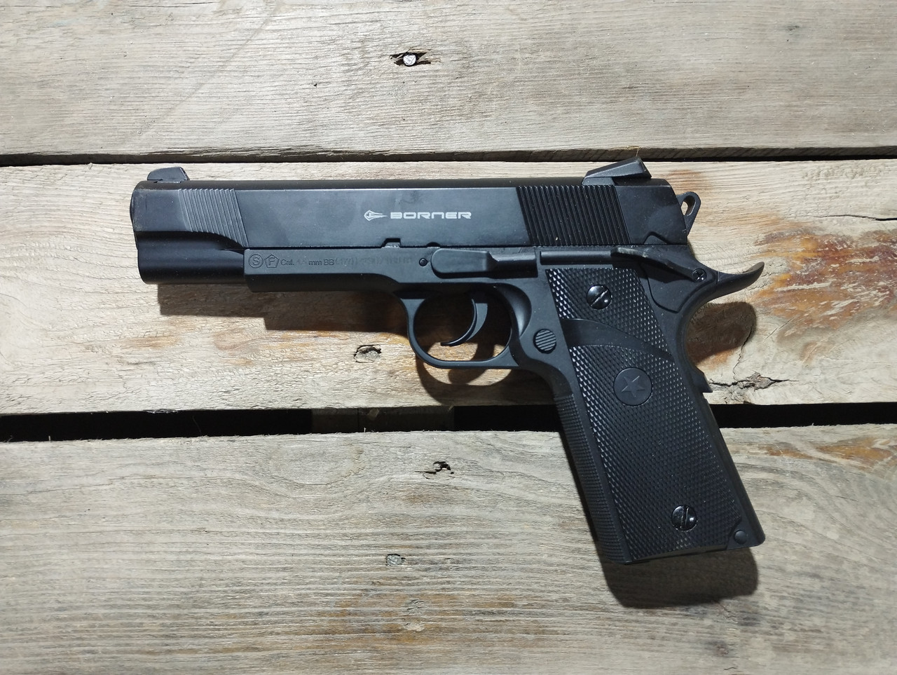 Пневматичний пістолет Borner Predator Elite (Colt 1911)