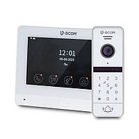 Комплект Wi-Fi видеодомофона 7" BCOM BD-760FHD/T White с поддержкой Tuya Smart + BT-400HD-AC White