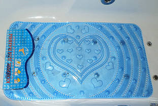 Килимок для ванної антиковзний, масажний 66*37