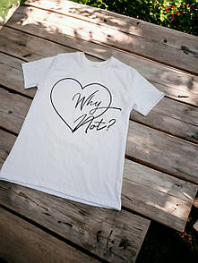 Підліткова футболка для дівчинки з принтом