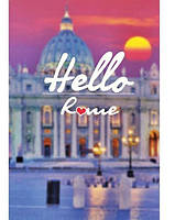 Блокнот 64 л. в клетку Hello Rome твердая обложка А5 Yes