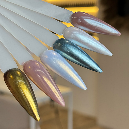 Перлова втирка пресована Shell Powder No02, золотий єдиноріг, фото 2