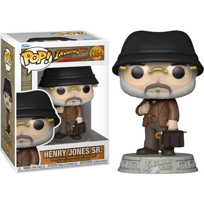 Фігурка Funko Pop Фанко Поп Indiana Jones Henry Jones Sr Індіана Джонс Генрі Джонс Старший 10 см FP IJ 1354