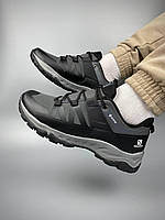 Чоловічі кросівки Salomon X Ultra Gore-Tex чорно сірі кросівки саломон ультра кеди для чоловіків на кожен день