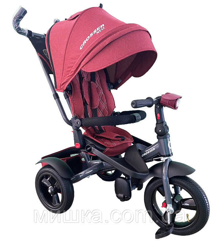 Дитячий триколісний велосипед Crosser T-400 NEO, червоний, фото 1