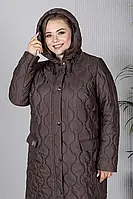 Пальто женское Bolyar 00400 коричневое