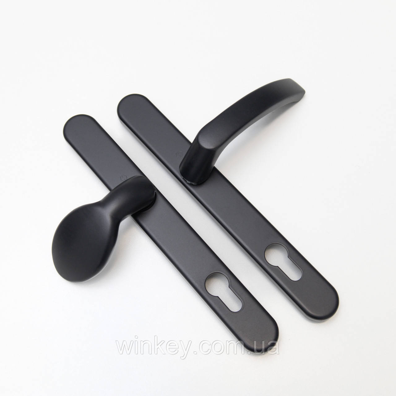 Ручка дверна тягнучка ручка-ухват Hoppe LIEGE чорна, фото 1