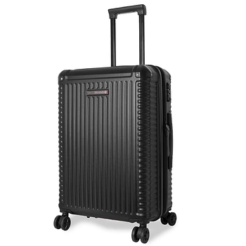 Чемодан на колесах для подорожей Swissbrand Paris (M) Black (SWB_LHPAR001M) Швейцарія