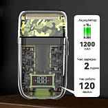 Шейвер електробритва Kemei KM-TX7 Military Shaver (сухе та вологе гоління), фото 3