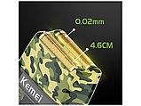 Шейвер електробритва Kemei KM-TX7 Military Shaver (сухе та вологе гоління), фото 11