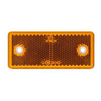 Світловідбивач на причіп помаранчевий WAS 96x42 з отворами
