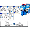 Дитячий ігровий набір трансформерів Robocar POLI LB105 / Машинки іграшки для дітей / Робокар дитячі машинки, фото 8