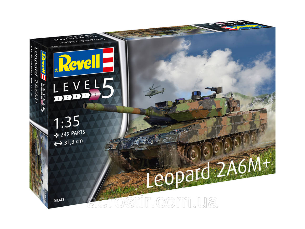 Leopard 2A6M+ 1/35 Revell 03342, фото 1