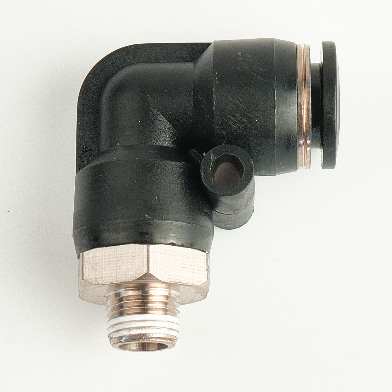 Фітинг пневматичний APL10-01 кутовий під трубку Ø10, різьблення R 1/8"