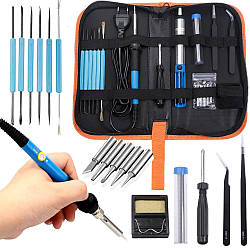 Набір для паяння, 19 предметів 20080 / Паяльний набір / Комплект для паяння