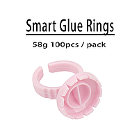 Палитра-кольцо | Круглое | Розовое | Упаковка 100шт.