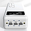 Powerbank 10 000 mAh c 3 USB та ліхтариком, Viaking smart-quality N7, Білий / Зовнішній акумулятор з дисплеєм, фото 5