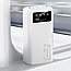Powerbank 10 000 mAh c 3 USB та ліхтариком, Viaking smart-quality N7, Білий / Зовнішній акумулятор з дисплеєм, фото 7