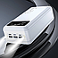 Powerbank 10 000 mAh c 3 USB та ліхтариком, Viaking smart-quality N7, Білий / Зовнішній акумулятор з дисплеєм, фото 9