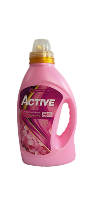 Кондиціонер-ополіскувач для прання Active Happy Day 1.5 л, фото 1