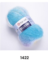 Нитки пряжа для в'язання мохерова BELLISSIMO YARNART Беліссімо ЯрнАрт № 1422
