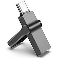 Двухсторонняя флешка USB/Type-C, 32 Гб / Флеш-накопитель / USB накопитель для телефона и компьютера