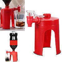 Дозатор для газованих напоїв Fizz Saver, з краном / Настільний диспенсер для пляшки / Дозатор рідин