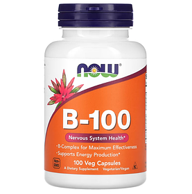 B-100 NOW Foods 100 рослинних капсул