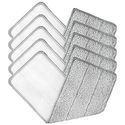 Комплект 5 шт Запаска для швабри-натирача з мікрофібри 32*11 см / Змінна насадка для швабри-натирача