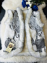 Жилет з овечої шерсті дитячий, жилет дитячий, жилет з овечої вовни