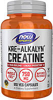 Креатин NOW Kre-Alkalyn Creatine 750 mg 120 caps