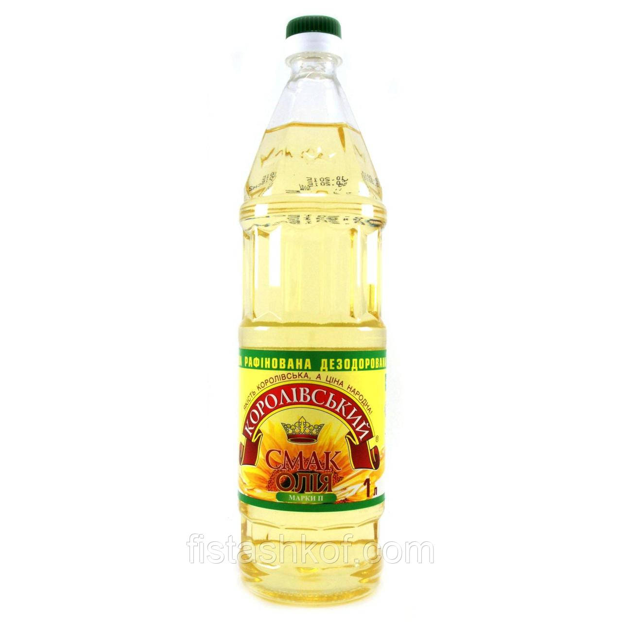 Олія соняшникова "Королівський смак" рафінована, 1л