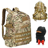 Тактический рюкзак на 40л US Army M11, (48х36х24 см), Мультикам / Военный рюкзак с системой Molle