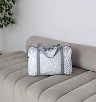 Прозрачная сумка в роддом (светло-серый) M (30*46*20)